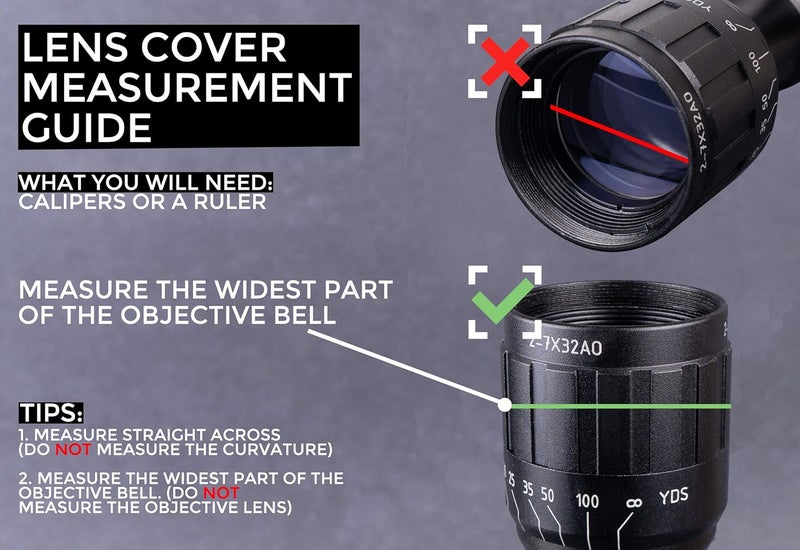 Monstrum Rubberized Flip-Up Rifle Scope Lens Covers - Image 5